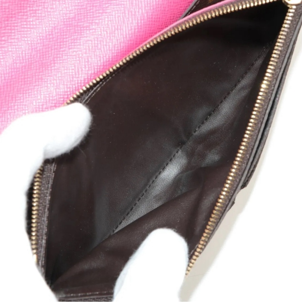 Louis Vuitton Monogram Bloom Flower Portefeuille Emilile Wallet Pink - Picture 7 of 10